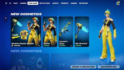 Tomorrows Fortnite Item Shop